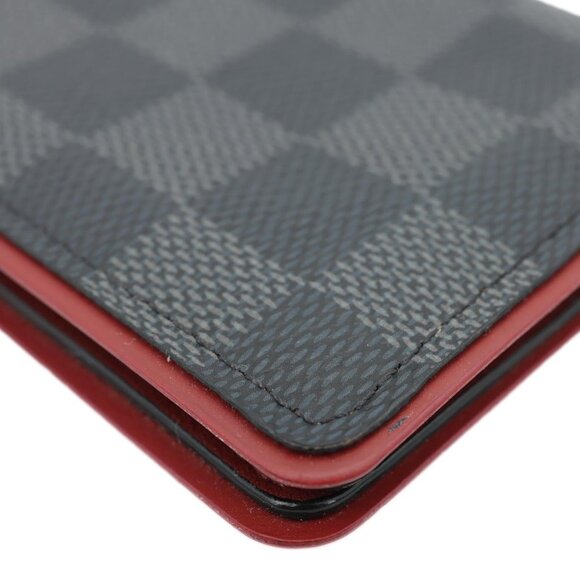Louis Vuitton Pocket Organiser Damier Graphite Wallet Grey - Picture 8 of 13